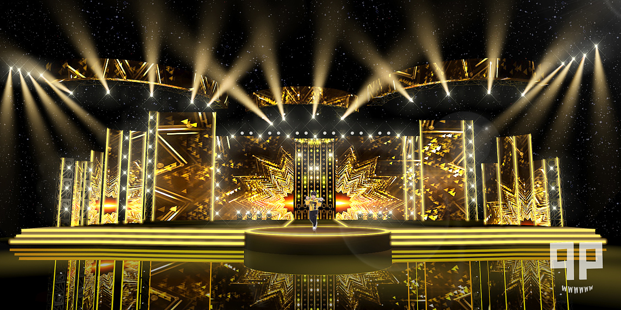 幼儿春晚舞美qp|空间|舞台美术|哈尔滨邱鹏 - 原创作品 - 站酷 (zcool