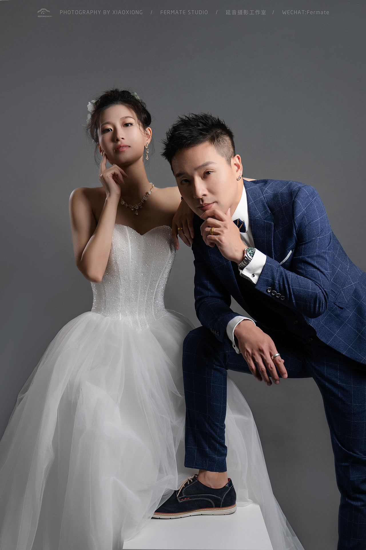 棚拍婚纱照（图ZMjI1Njc4NTYw） - 人像摄影 - 站酷设计师Fermate延音原创素材 - 站酷ZCOOL