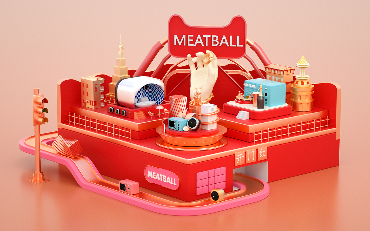 5月练习的C4D场景