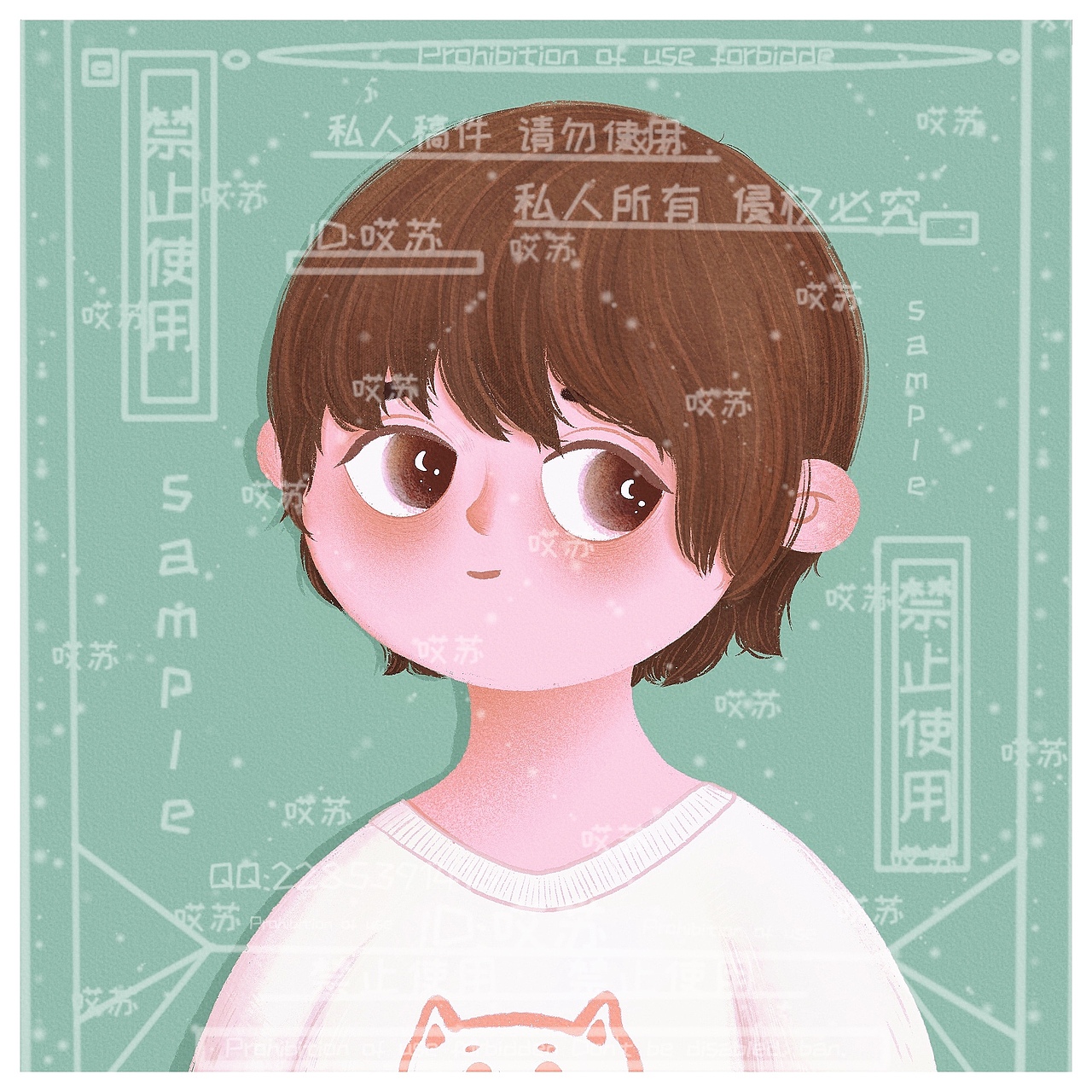 插画约稿（图ZMjY5NTUyMDMy） - 商业插画 - 站酷设计师阿酥酥酥原创素材 - 站酷ZCOOL