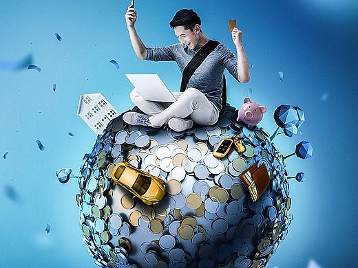 交通银行比稿kv