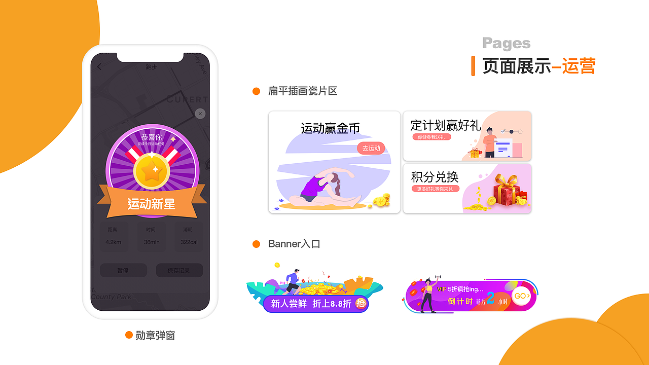「跃燃」运动app设计