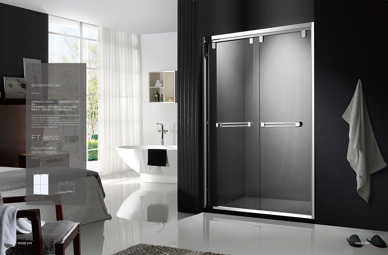 淋浴房空间摄影+陈列式摄影