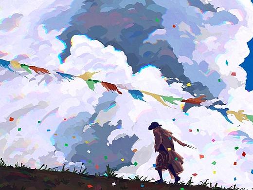  七月的画