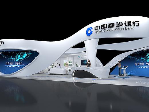 展会展台展位3D效果图设计