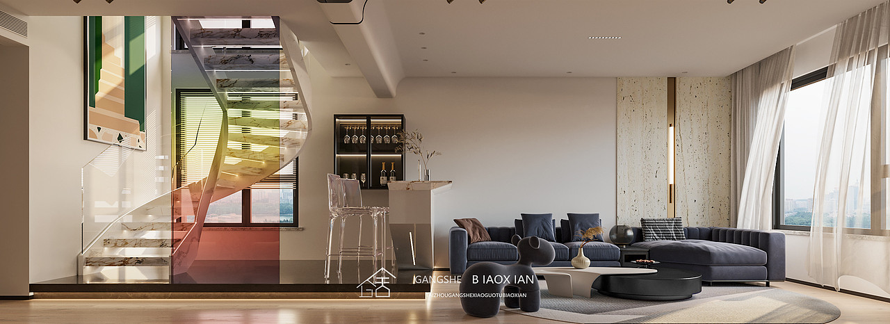 现代客餐厅 · 效果图作品