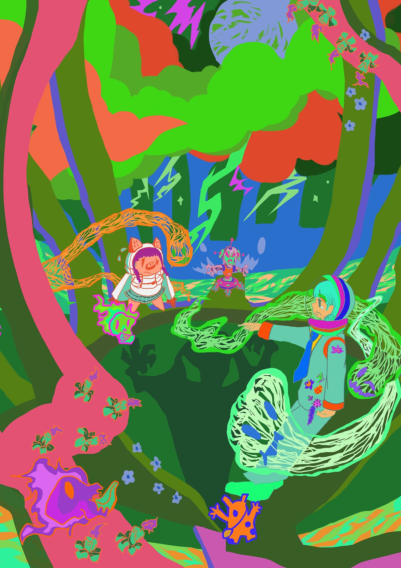 灵魂行星与电闪雷鸣的古堡