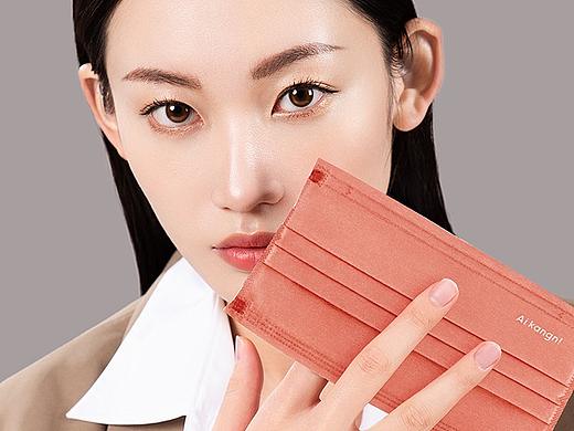 口罩产品模特展示