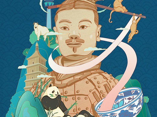 手绘城市——长安