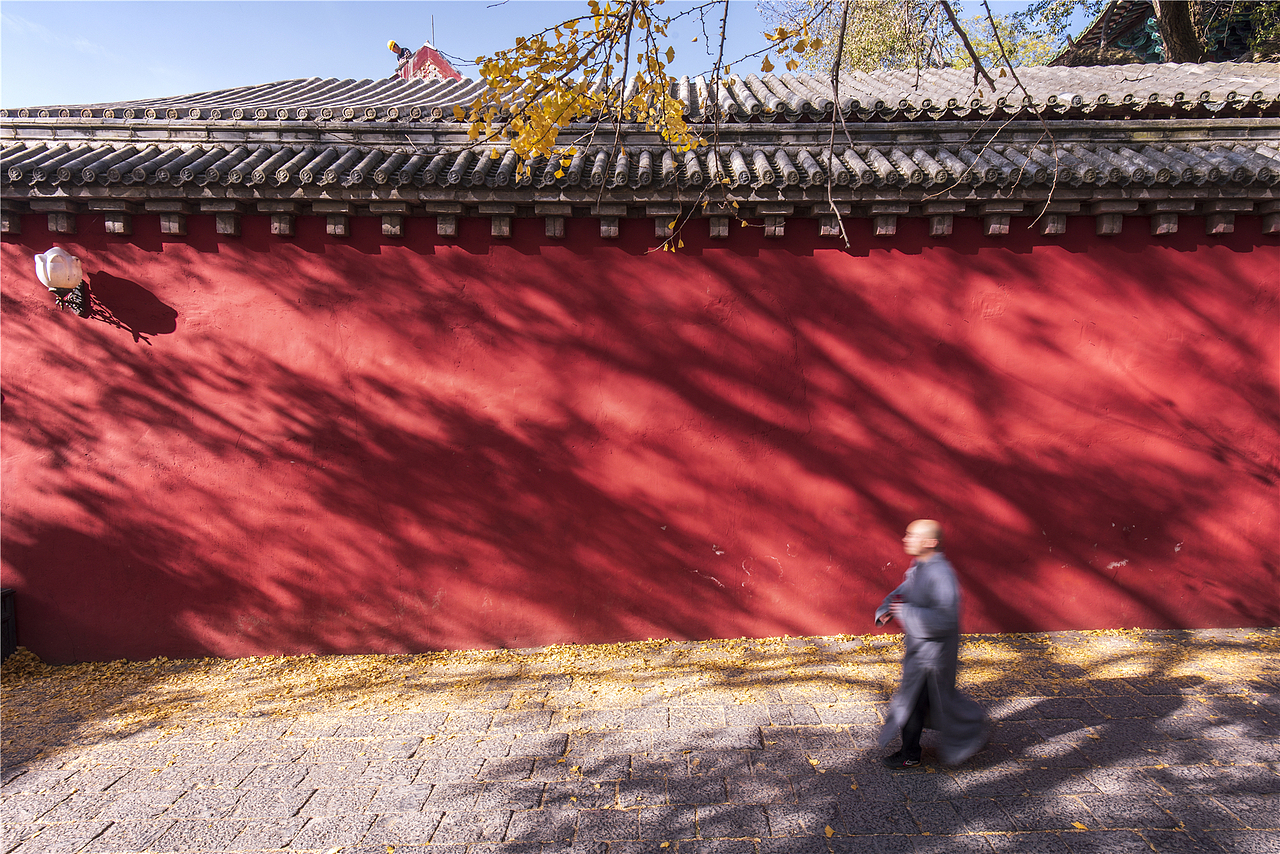 古建筑摄影：嵩山少林寺的秋