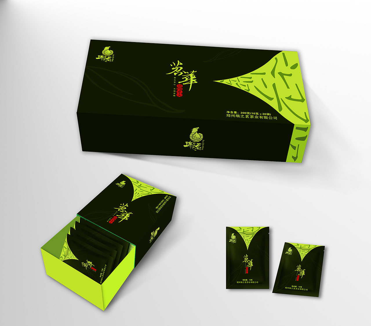 两款茶叶包装（图ZMTU2NzIyNA==） - 包装 - 站酷设计师shifanfei原创素材 - 站酷ZCOOL