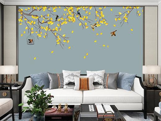 中国风背景墙素材