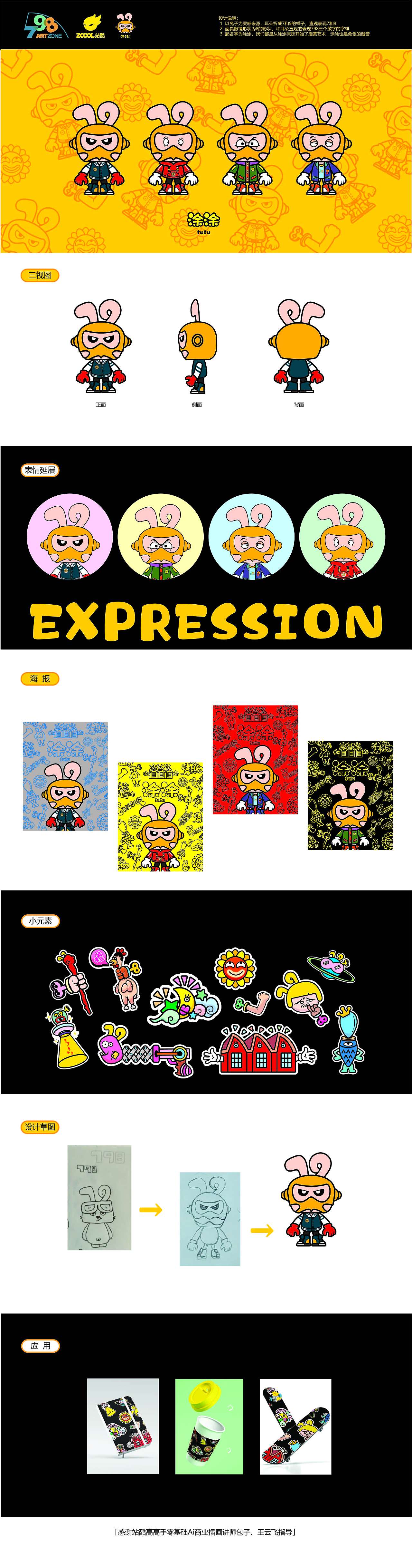 798-涂涂（图ZMjA5NzcyOTEy） - IP形象 - 站酷设计师油菜花叶原创素材 - 站酷ZCOOL