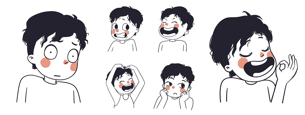 大白牙的日常表情（图ZMTk4NzU2NTAw） - 创作习作 - 站酷设计师大白牙yf原创素材 - 站酷ZCOOL