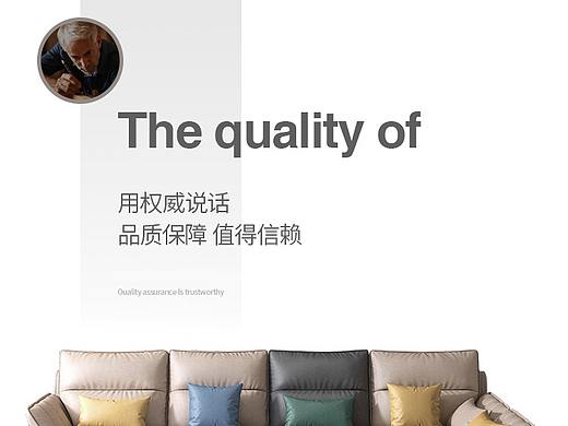 极简沙发详情页