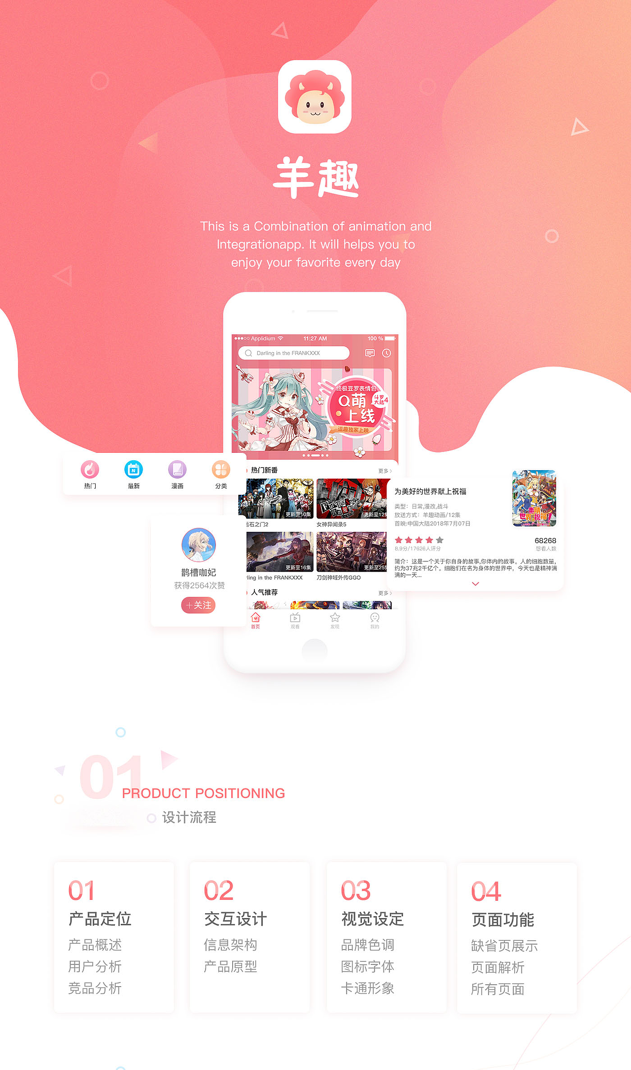 羊趣APP -动漫 界面设计（图ZMTc0MDQ3MDEy） - APP界面 - 站酷设计师囡囡的楠原创素材 - 站酷ZCOOL