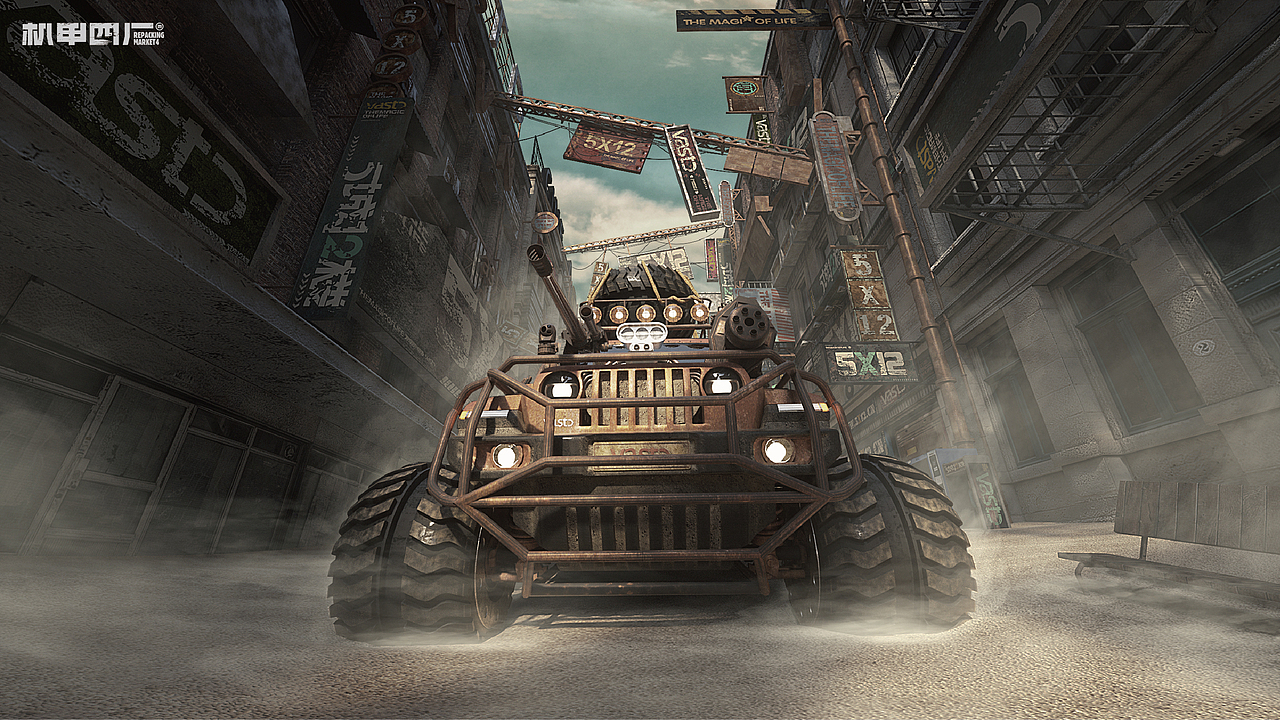 TSAVAST-汽车设计-机甲四厂[Jeep Wrangler废土改装]（图ZMjg1NjAzNjY4） - 机械/交通 - 站酷设计师TSAVAST原创素材 - 站酷ZCOOL