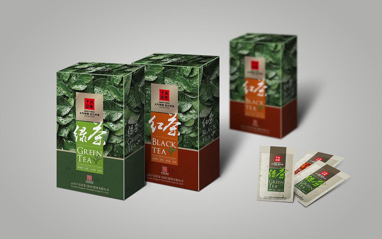 来一小组茶包装吧