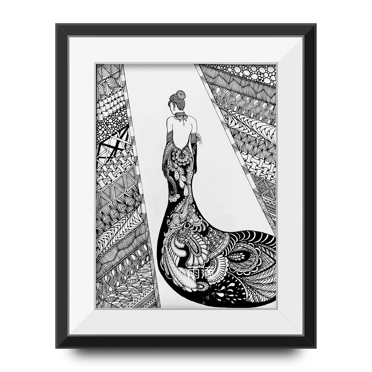 黑白条纹 插画 装饰画 线描 彩色 点线面（图ZMTQwMjg3MDI4） - 创作习作 - 站酷设计师琉璃诺白原创素材 - 站酷ZCOOL