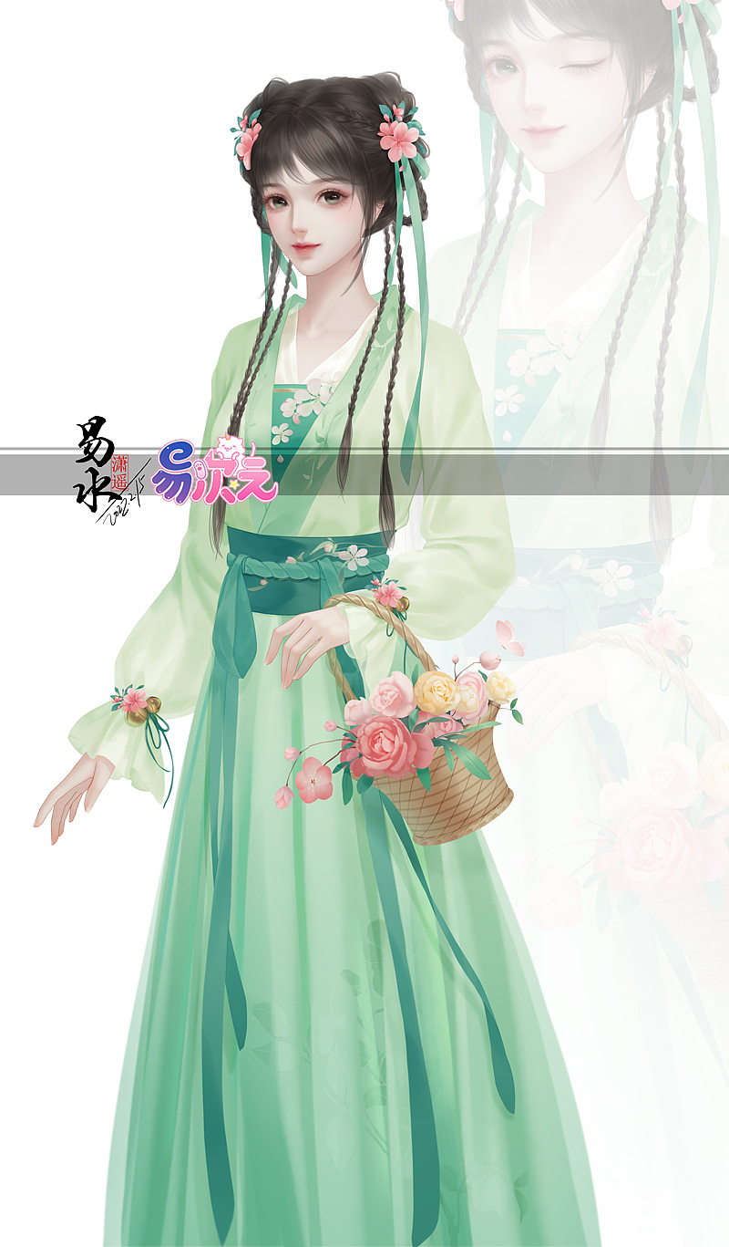 易次元素材库 立绘妹子