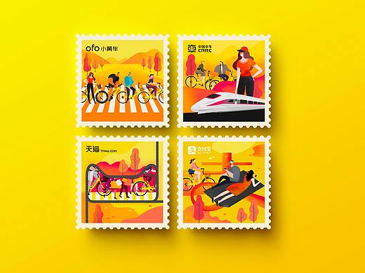 独家揭秘！ofo刷爆朋友圈的“新四大发明”邮票设计原来出自这里！