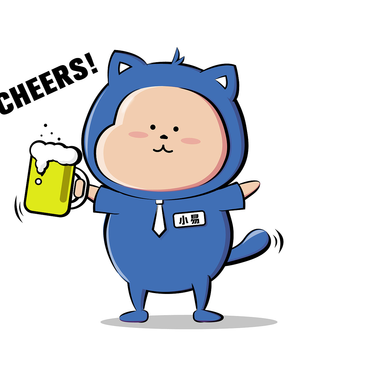 蓝色表情包 | 人物IP