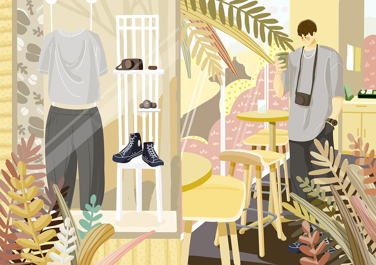 时尚人物场景习作（图ZMjIxNDk2NDUy） - 创作习作 - 站酷设计师迷糊宝宝Misa原创素材 - 站酷ZCOOL