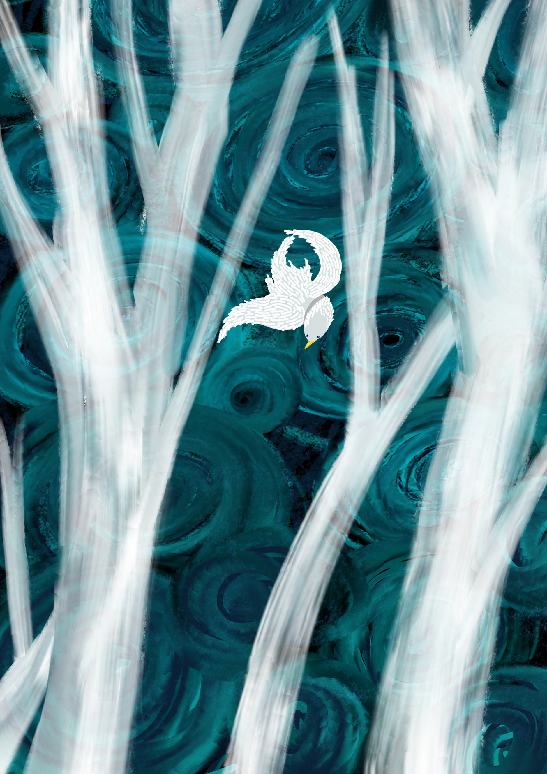 飞鸟|插画|商业插画|wenny言 - 原创作品 - 站酷 (zcool)