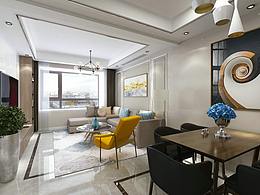 泰安复式装修公司|开元盛世•硕园153m²复式现代装修