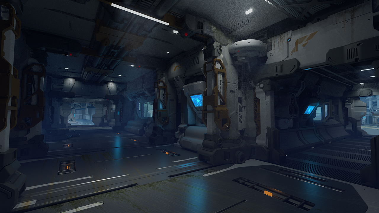 科幻建筑室内练习