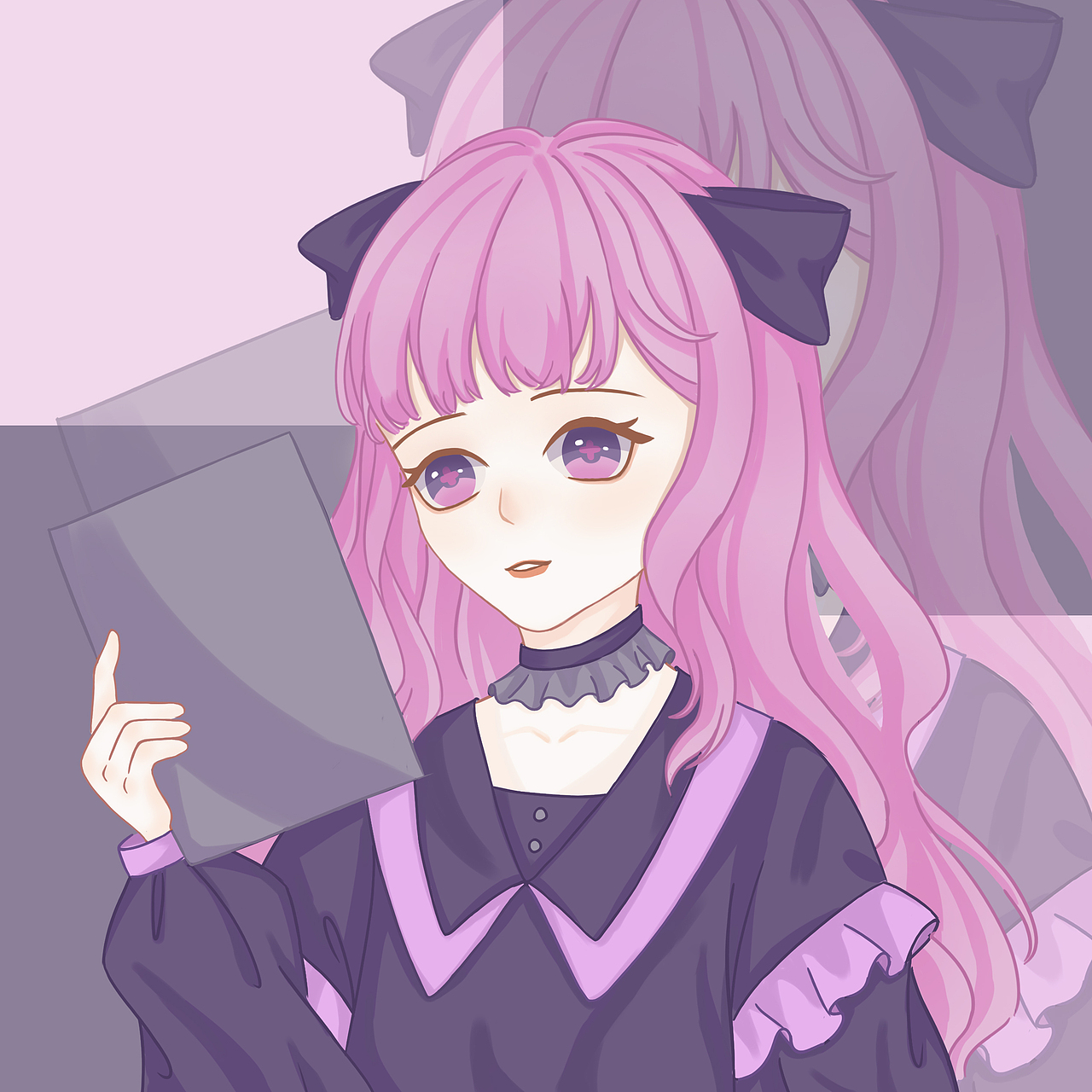 插画——二次元头像（图ZMjQxNDczNDI0） - 单幅漫画 - 站酷设计师吉珥原创素材 - 站酷ZCOOL