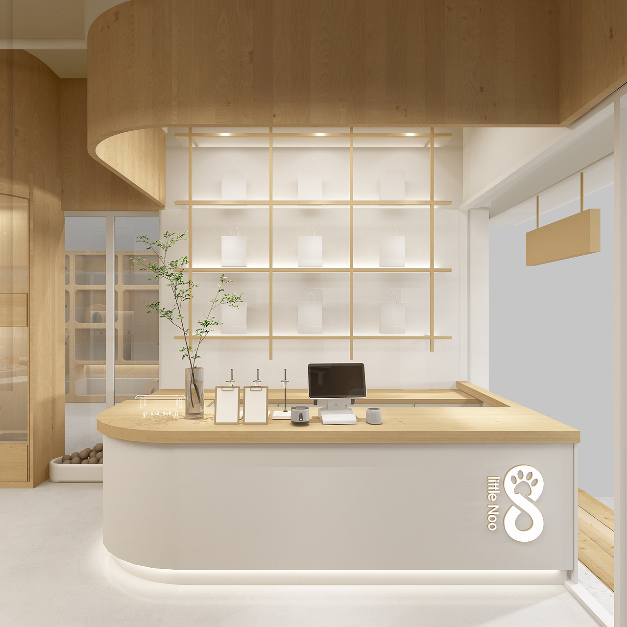 宠物店设计（图ZMjczMDY1MjI4） - 商业空间设计 - 站酷设计师已夏设计原创素材 - 站酷ZCOOL