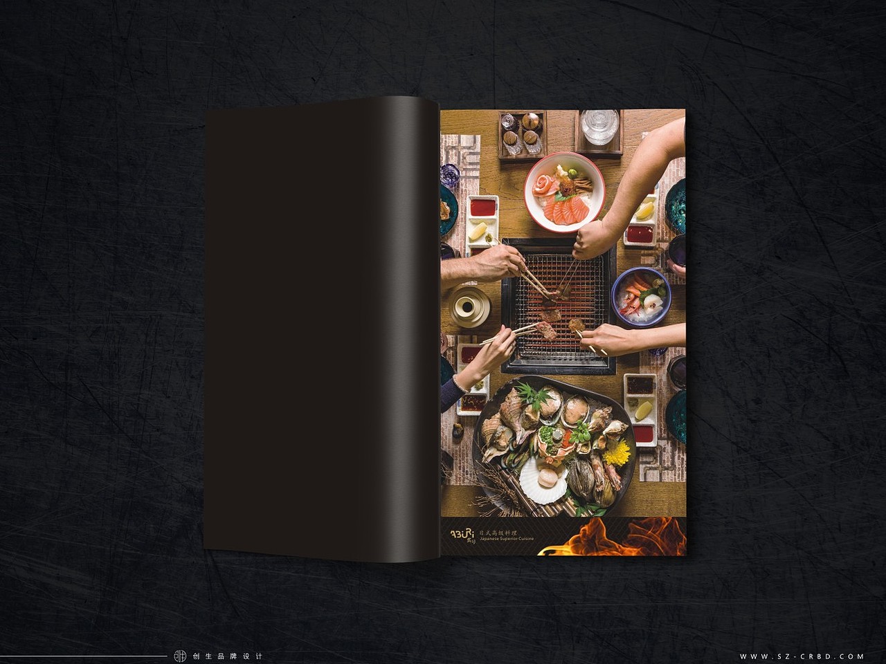 《Aburi炙》菜牌设计（图ZMTk3ODI3OTUy） - 书籍/画册 - 站酷设计师创生品牌设计原创素材 - 站酷ZCOOL