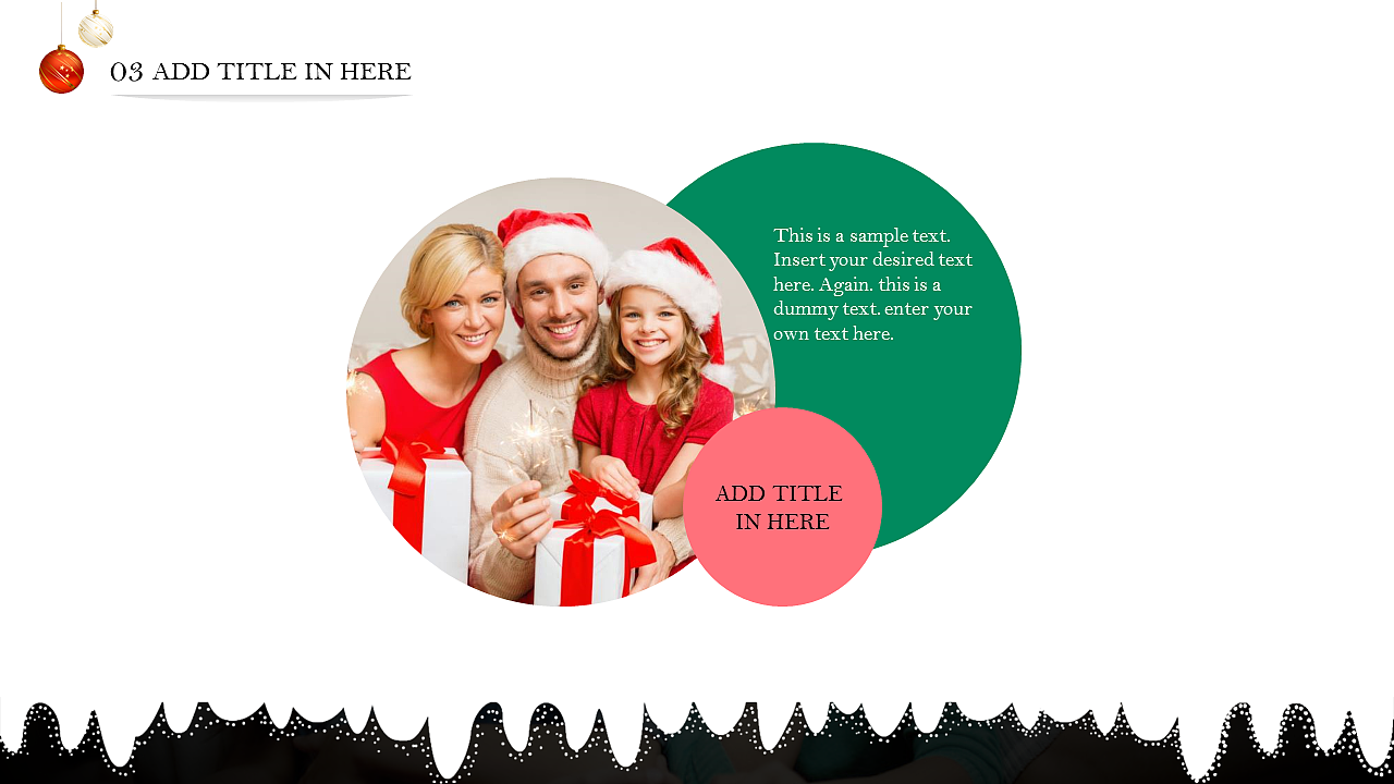 【红茶】圣诞商务PPT模板