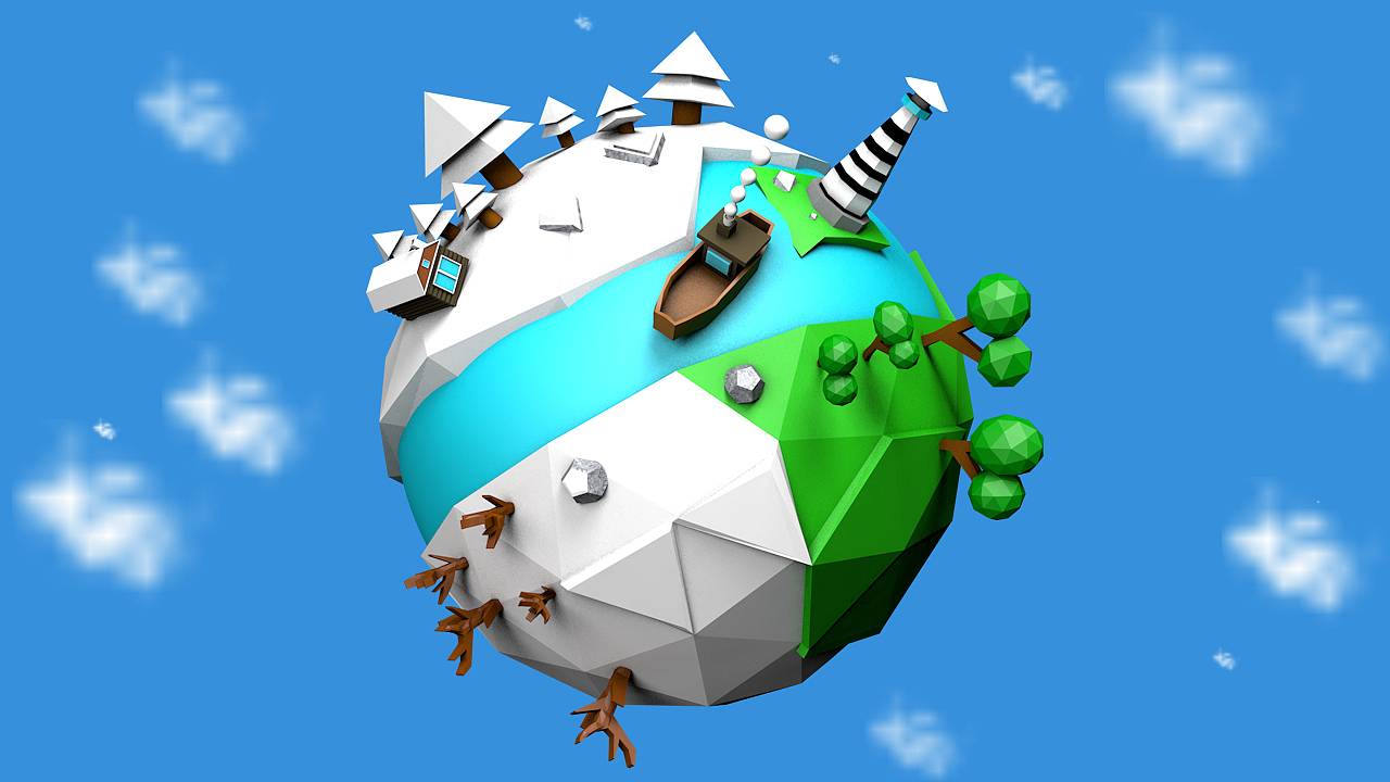 我的3D世界（图ZODA5ODI0ODA=） - 其他三维 - 站酷设计师不规则的设计原创素材 - 站酷ZCOOL