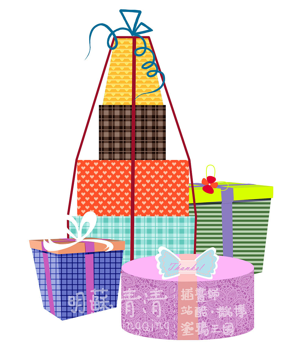 圣诞节节前准备儿插（图ZMTM4ODk1MzA0） - 儿童插画 - 站酷设计师明苏Mingsu原创素材 - 站酷ZCOOL