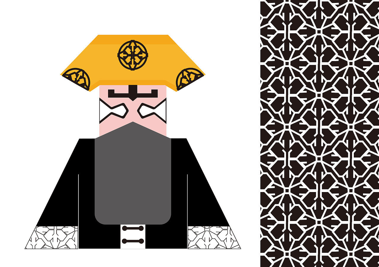 粤剧服饰元素图案设计（图ZMjM2NzIxNDcy） - 图案 - 站酷设计师小熊不吃饭原创素材 - 站酷ZCOOL