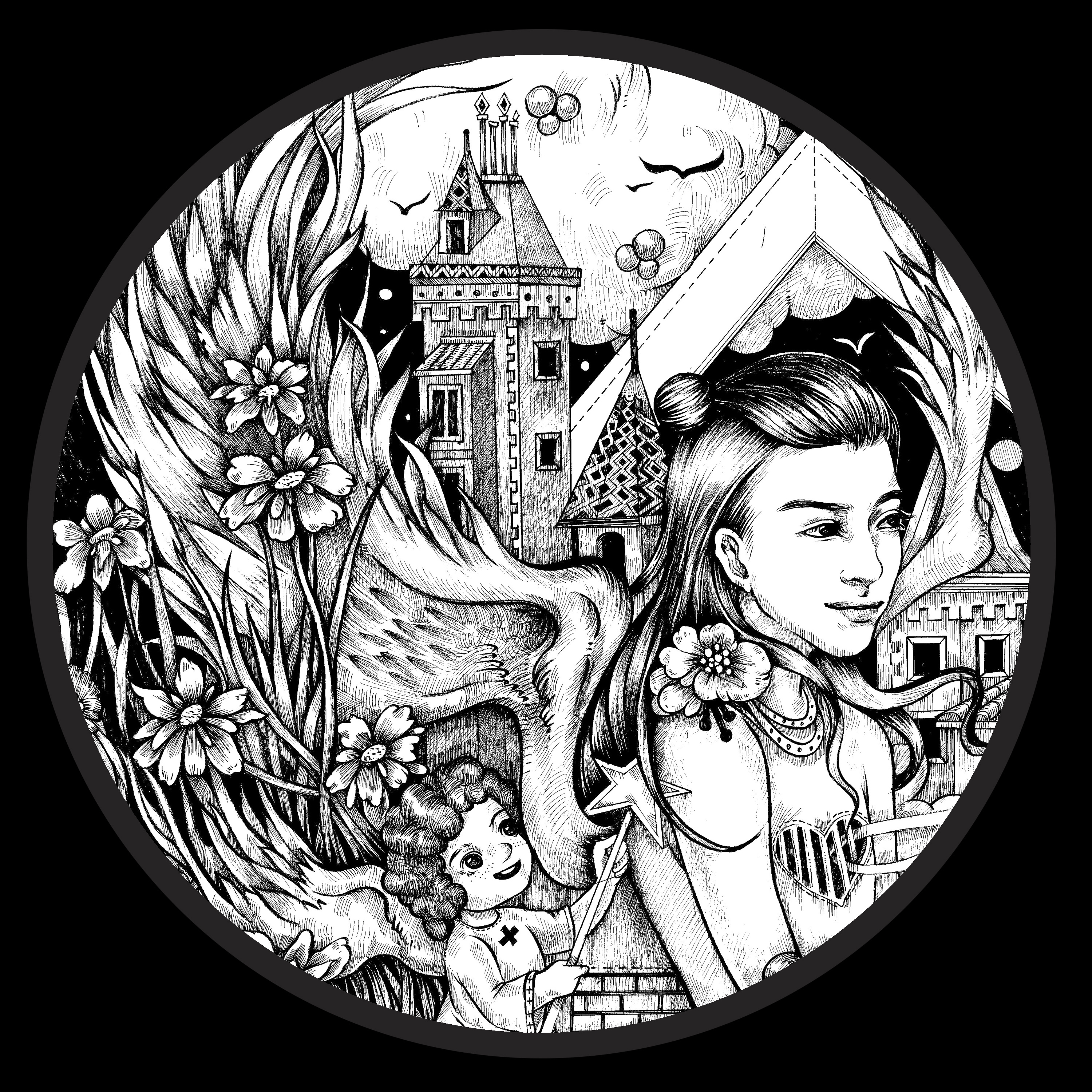 《救赎》|插画|商业插画|张贇贇 - 原创作品 - 站酷 (zcool)