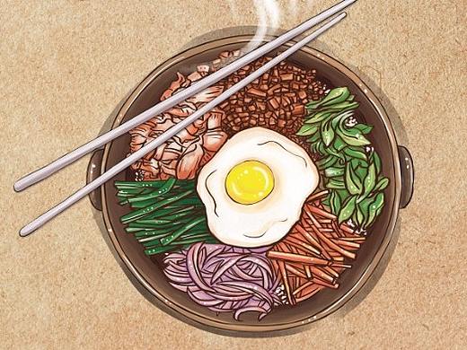 为餐饮品牌【全州拌饭】logo/海报设计