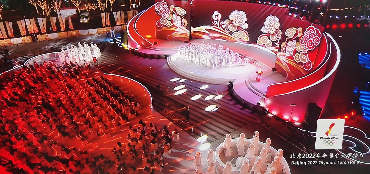 2022冬奥会火炬接力仪式（图ZMjg4MDc2NDMy） - 舞台美术 - 站酷设计师大帅Ds原创素材 - 站酷ZCOOL