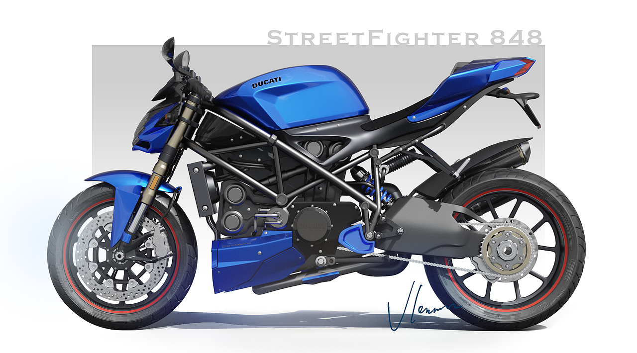 杜卡迪 街头霸王（图ZMTU1ODk4NDg0） - 机械/交通 - 站酷设计师硬核计划原创素材 - 站酷ZCOOL