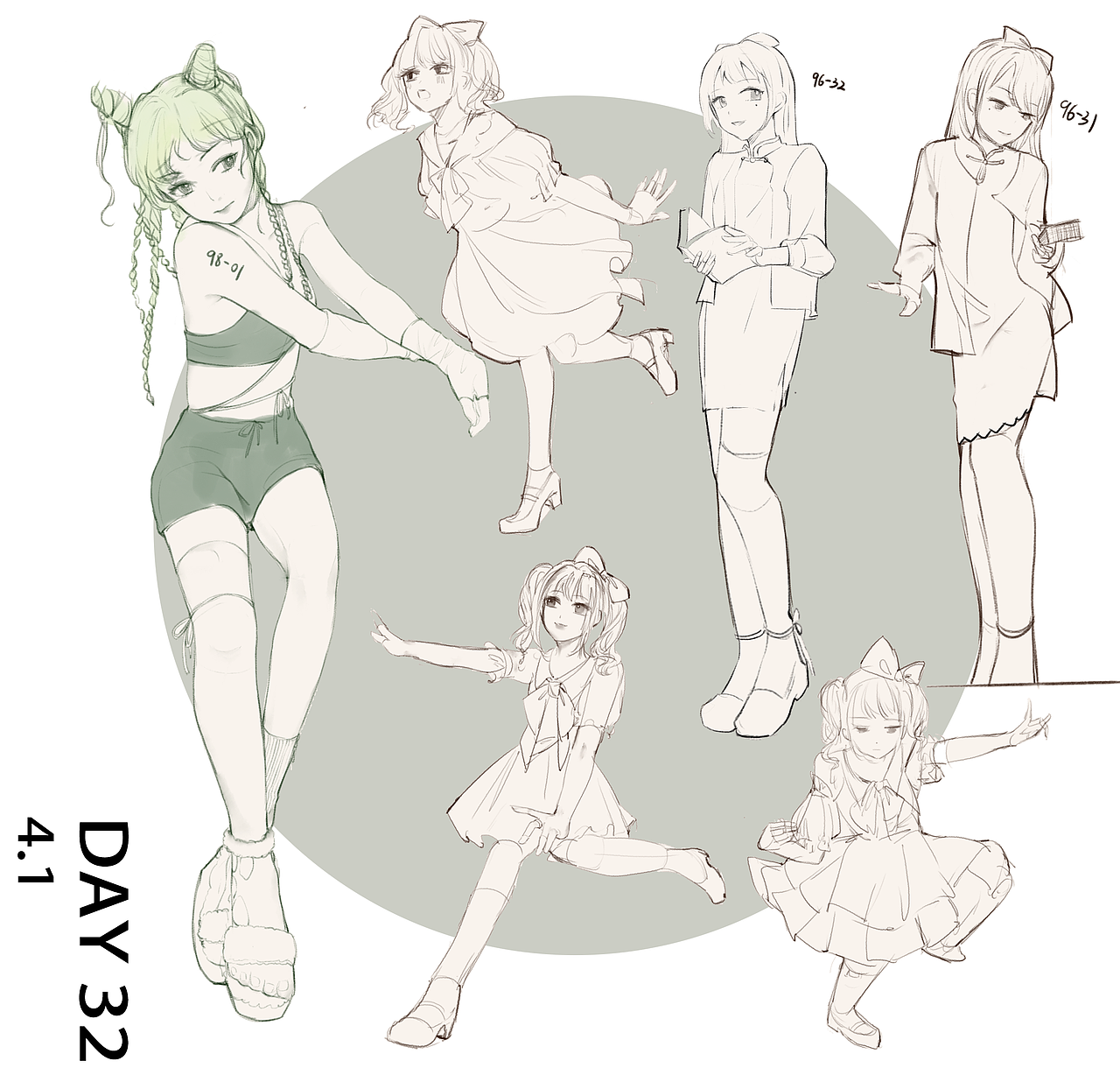 #速寫60天挑戰(zhàn)賽#day32@速寫班長（圖ZMjk1NDEwMzc2） - 創(chuàng)作習作 - 站酷設計師容瑯原創(chuàng)素材 - 站酷ZCOOL