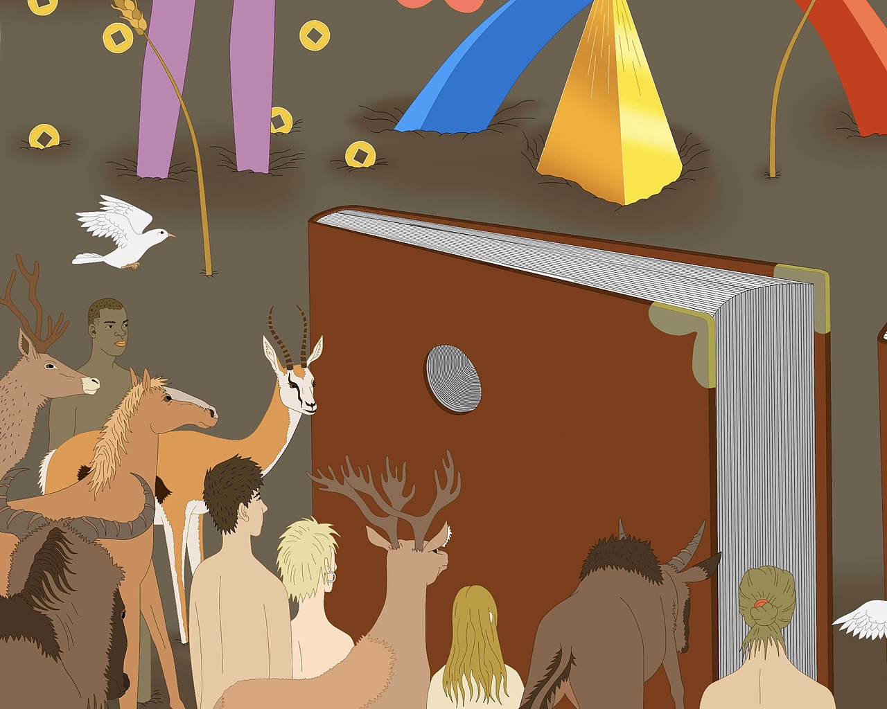 《看不见的手》（图ZMTk0ODM0ODg4） - 新锐潮流插画 - 站酷设计师光閤作用原创素材 - 站酷ZCOOL