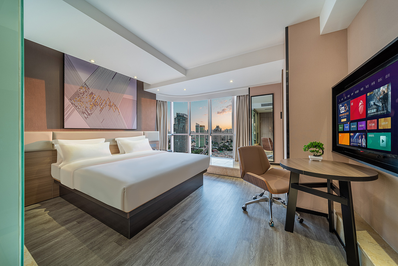 重庆市江北区观音桥酒店拍摄|IU连锁酒店|酒店摄影