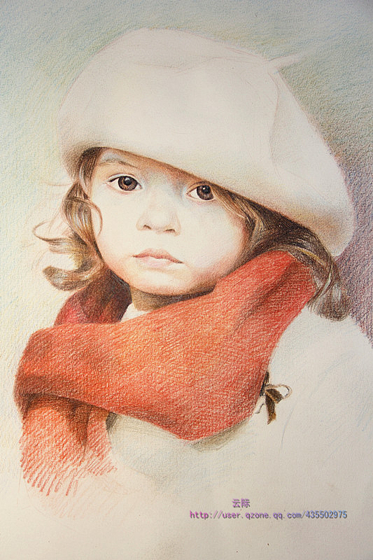 云际丶彩铅画《孩童系列》(图ZMTIwOTYwNjQ=) - 绘画 - 站酷设计师冀晓伟钢笔画原创素材 - 站酷ZCOOL