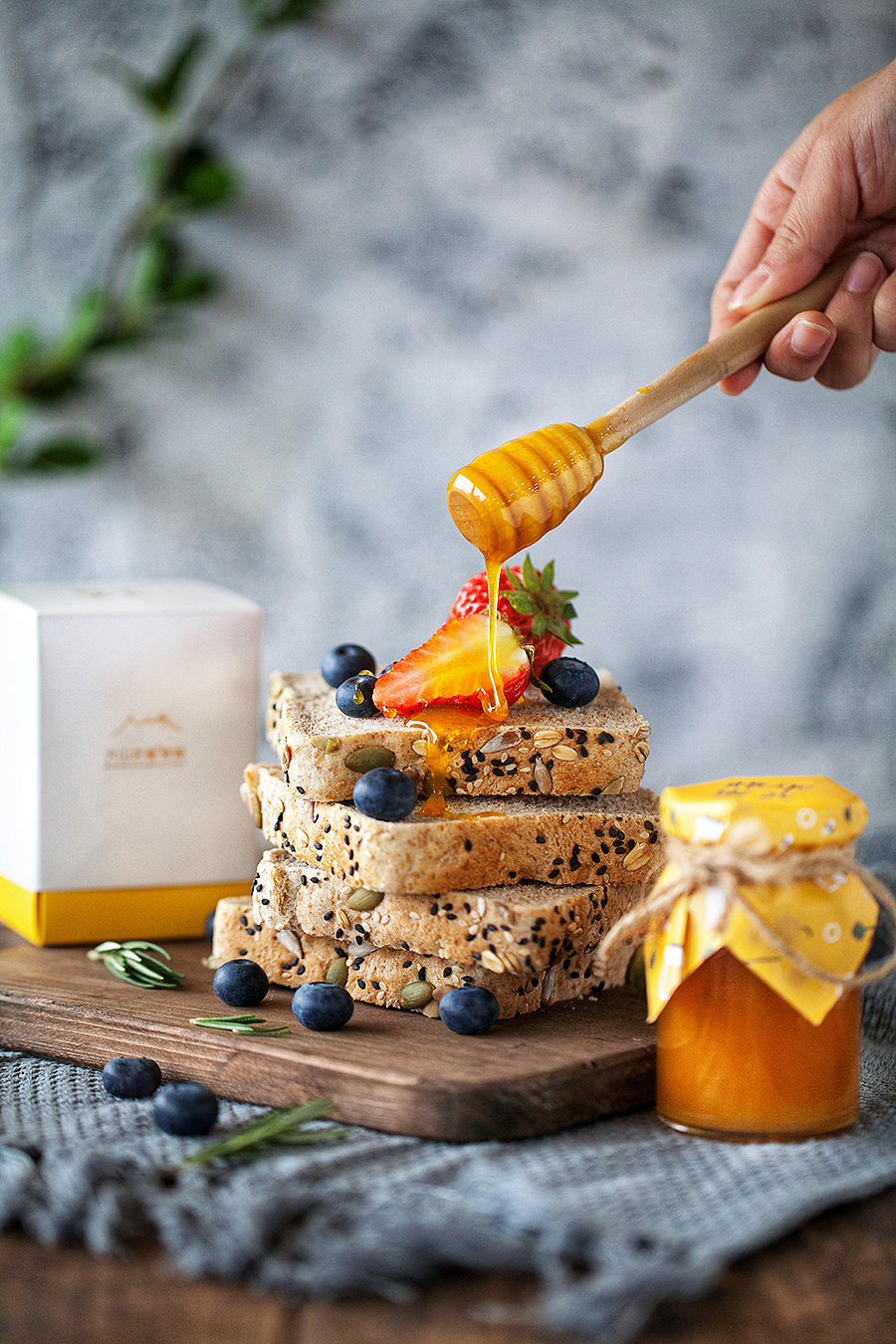 蜂蜜食品摄影 美食摄影成都电商产品摄影商业摄影