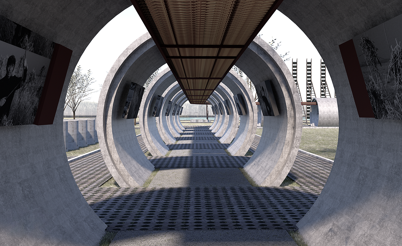 公共艺术设计介入辽河口红海滩旅游区Ⅰ（图ZMjcyNTU4OTE2） - 景观设计 - 站酷设计师希未设计原创素材 - 站酷ZCOOL