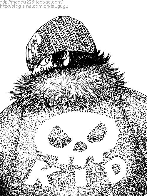 一些有意思的手绘线稿.