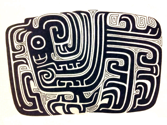 饕餮纹 手工临摹|插画|商业插画|aaro__原创作品-站酷zcool