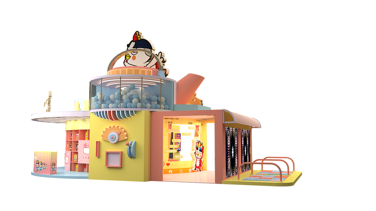 火鸡面快闪店设计